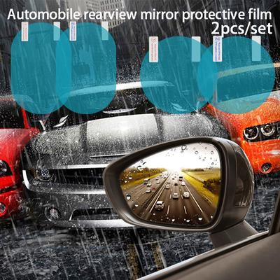 2 Unids//set Coche Protector contra la Lluvia de Goma Flexible espejo retrovisor Lluvia Sombra Guardia de Agua Cubierta Del Bloqueador de La Ducha Sombrilla Sombra