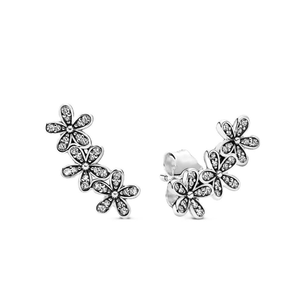 

Pandora Daisy Flower Stud Earrings With Clear Cubic Zirconia P-290744CZ For Women