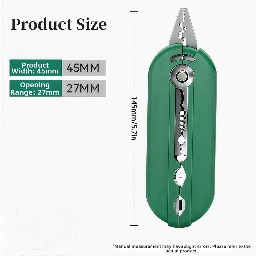 Industrial Cutting Wire Stripper Multi-Functional Wire Cutter  Electrician Carpenter