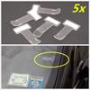2/4pcs Car Parking Ticket Permit Holder Clip Universal Auto Vehicle Windshield Windscreen Invoice Note Pass Folder