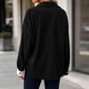 Women's Fashion Long Sleeve Loose Fit Jacket