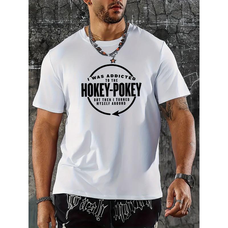 

European sizes 1pc Men S Summer Casual Short Sleeve T-Shirt, Knit with Printed Graphic, Round Neck, Regular Fit 4XL білий
