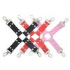Adult Erotic Leather Cross Buckle Toy Back Strap