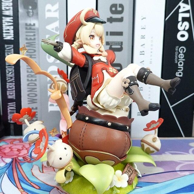 16cm Genshin Impact Hibana Knight Anime Figure Genshin Impact Kleepaimon Action Figure Collection Model Doll Gift