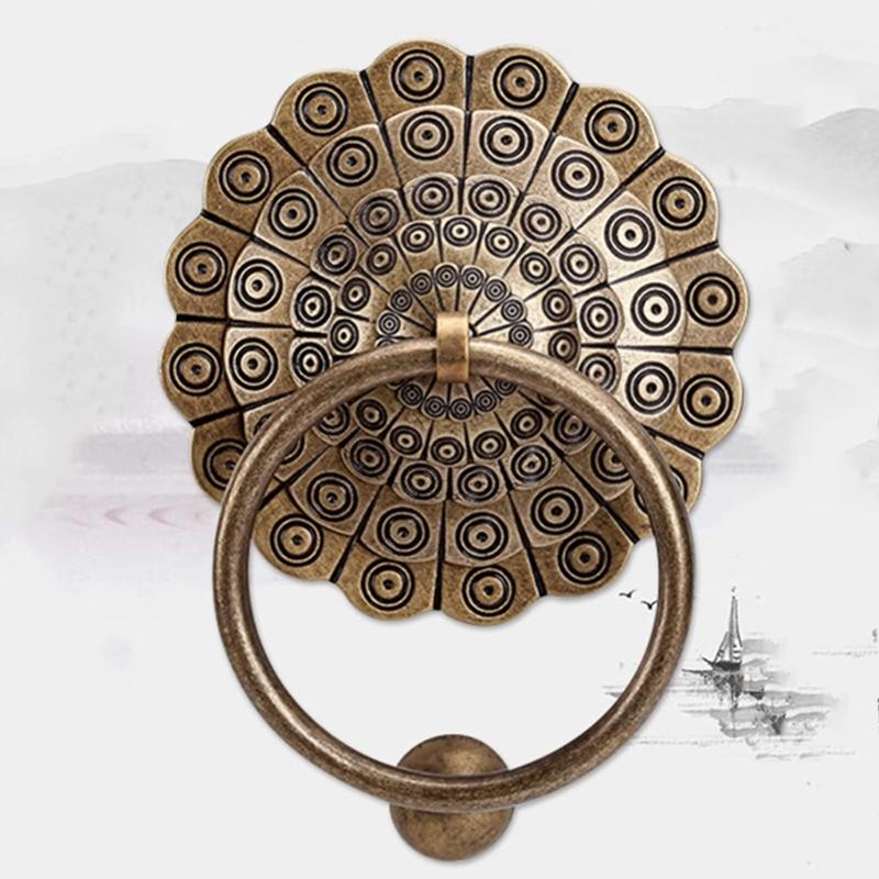 Maniglia per Porta in Ottone Resistente con Elevata Resistenza alla Corrosione Impugnatura Ergonomica Confortevole Facile da Installare per Uso Frequente