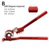Bender 1/4" 5/16" 3/8" Brake Pipe Rolling Brass Copper Tube Pipe Manual Bending Tool Type Fuel Brake Pipe Bender Hand Tool