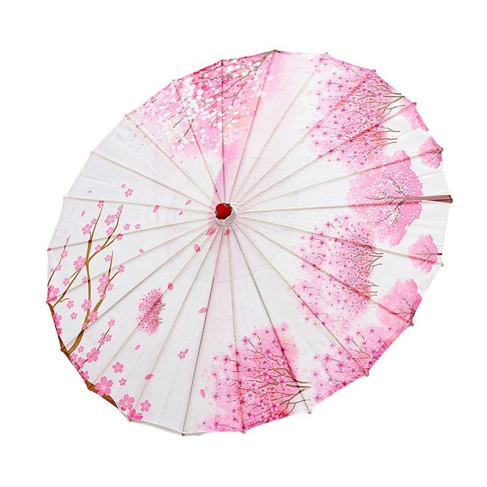 Bamboo Oil Paper Umbrella Chinese Style Hanfu Umbrella Ancient Dance Umbrella  Hotel Ceiling