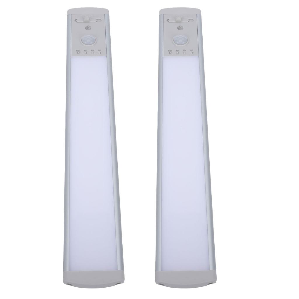 2 Pack Under Cabinet Lighting Wireless Motion Sensor Magnetic Closet Light for Kitchen Stairs
