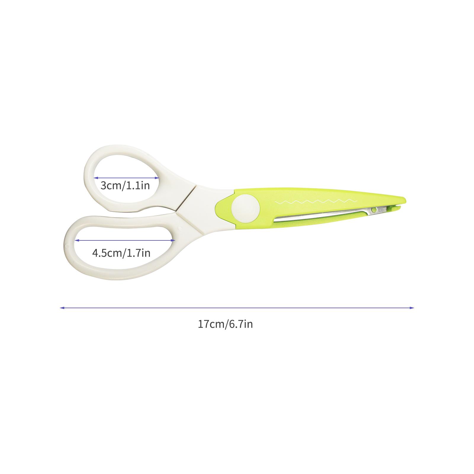 

Decorative Scissors Set 5 Pairs for Paper Cutting, Scrapbooking Quilling Crafts Crtive Design Scissors