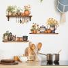 Painted Green Plants Flowers Potted Kitchen Utensils Kitchen Home Beautification Wall Stickers