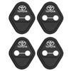 4Pcs Car Silicone Door Lock Cover Protect Buckle Cover Auto Accessorie For TOYOTA Corolla Auris Prius Yaris Highlander 4WD TRD