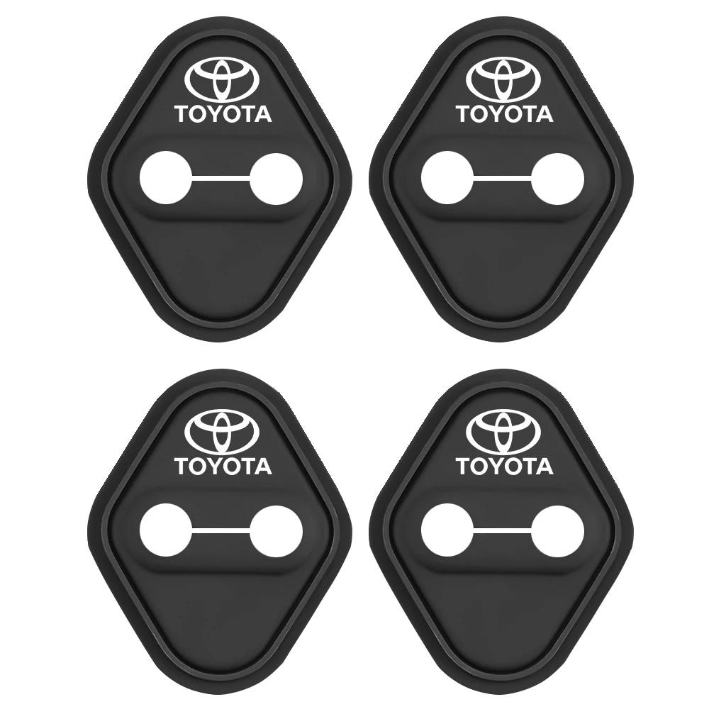 

Car Silicone Door Lock Cover Protect Buckle Cover Auto Accessorie For TOYOTA Corolla Auris Prius Yaris Highlander 4WD TRD