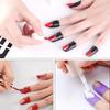 Shivstor 1 Pack Nail Polish Protector for Fingers Disposable U Shape Peel Off Stickers Plastic Cuticle Guards Spill Proof Manicure Tape Nail Art Too