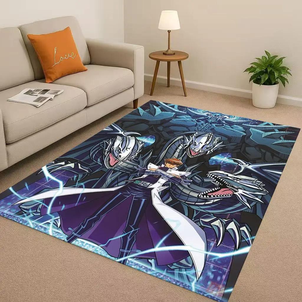 Winged Dragon of Ra Yu-Gi-Oh MONSTER CARD Cartoon Living Room Non-Slip Area Rug Carpet for Bedroom Sofa,Easy Clean Home Doormat