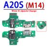 Usb Dock Charger Port for Samsung Galaxy 70 A10S A20S A30S A10E A20E A30 A40 A50 A60 A40S A50S A70S Charging Board Module