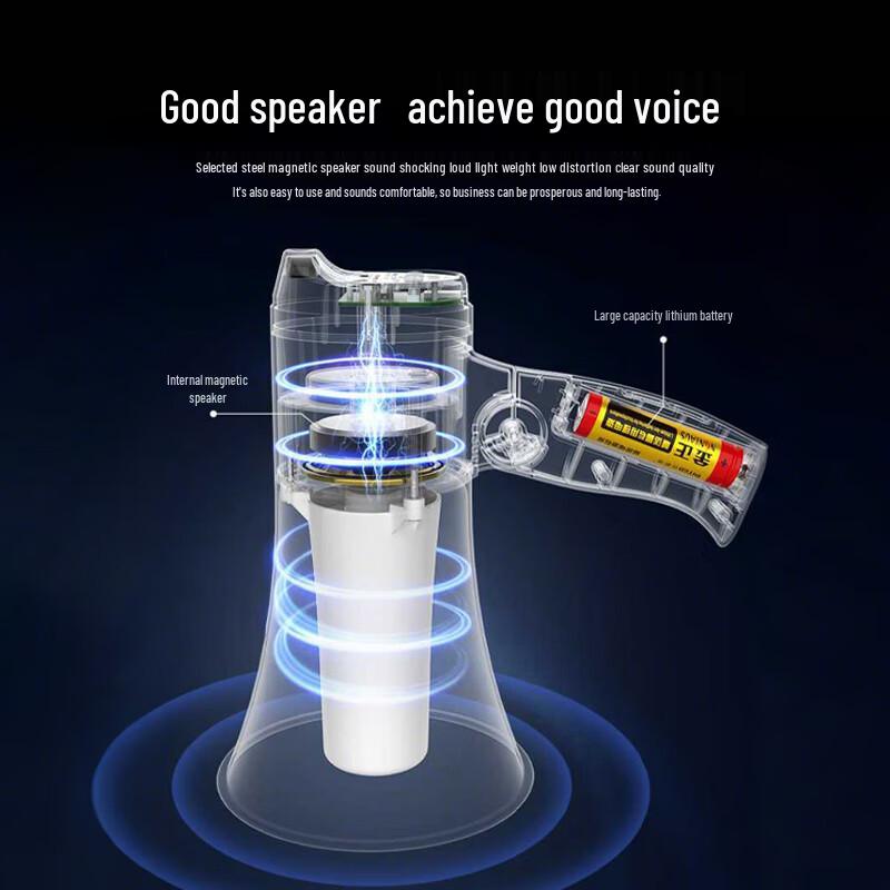 Mégaphone Portable & Amplificateur Vocal Jinzheng Prise CN (adaptateur inclus) (Version CN)