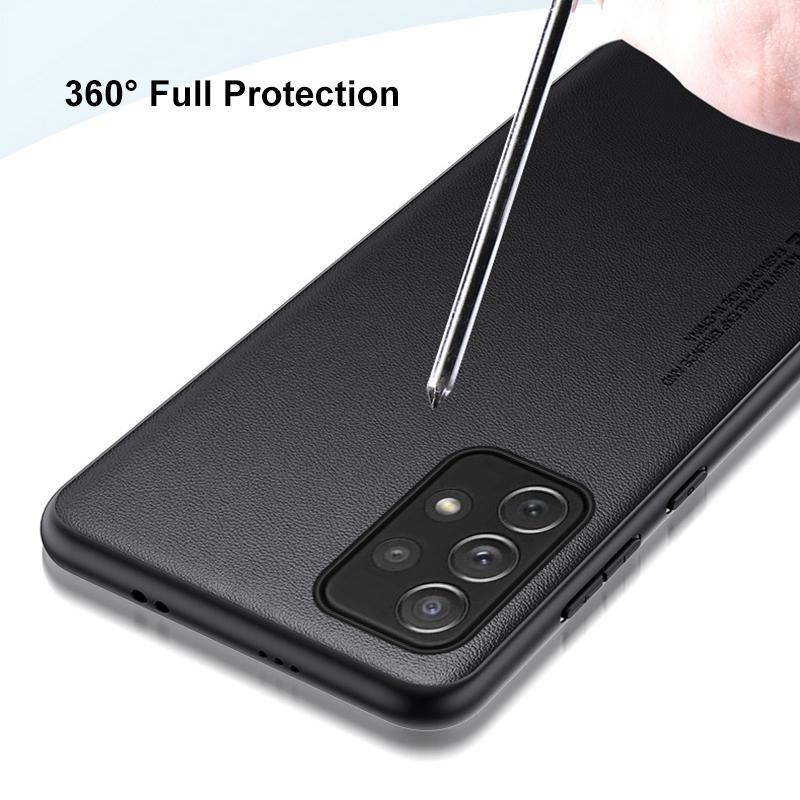 Luxury PU Leather Case For Samsung Galaxy A72 5G Back Cover Silicone Shockproof Protection Phone Case For Samsung A72 4G Coque