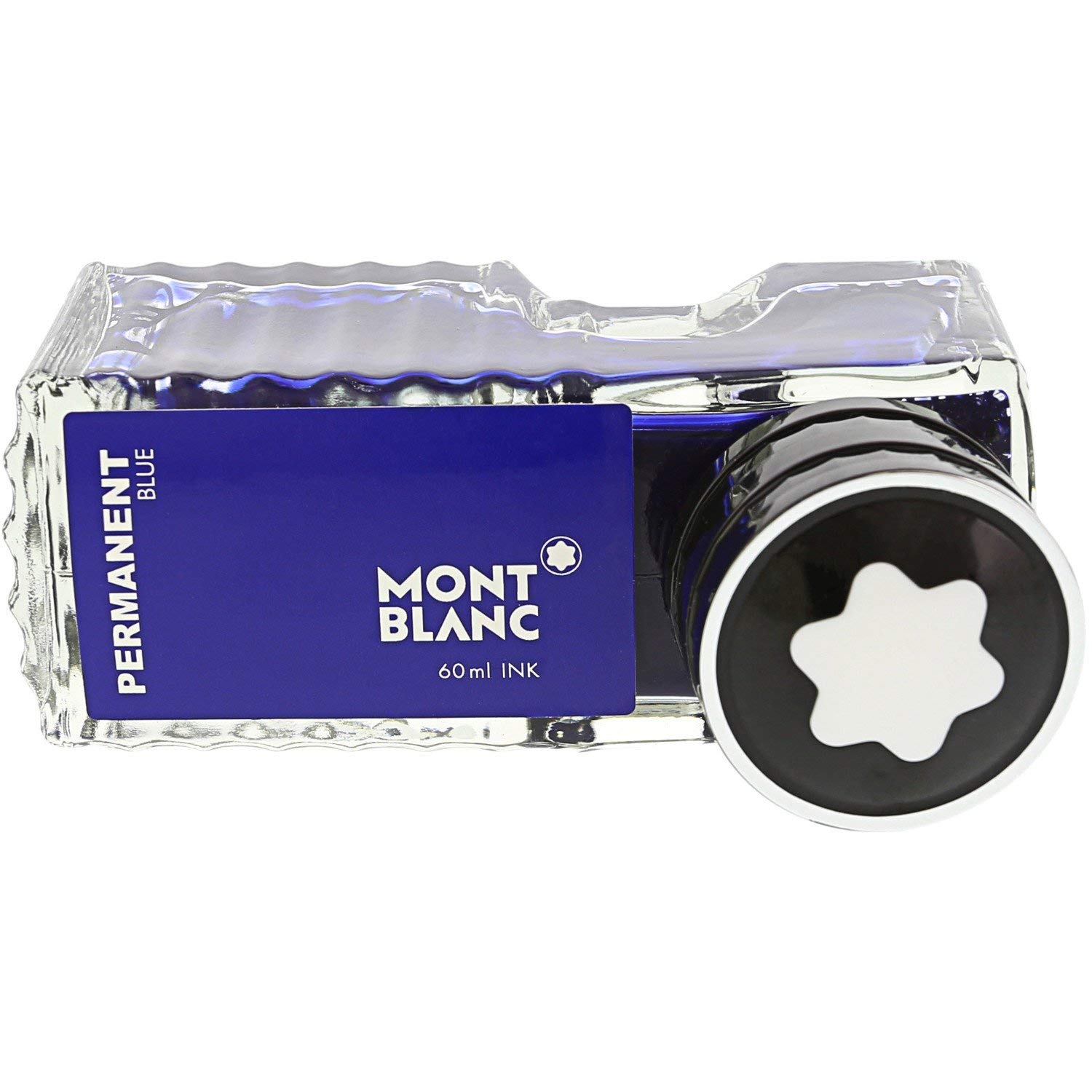 

MONTBLANC fountain pen Permanent bottle genuine imported item number 107756 ink, Blue, 60ml, water-resistant ink, product,