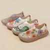 New Breathable Fly-Woven Painted Women'S Shoes Are Light, Comfortable, Non-Slip And Wear-Resistant, One-Pedal Printed Women'S Shoes, Daily Leisure