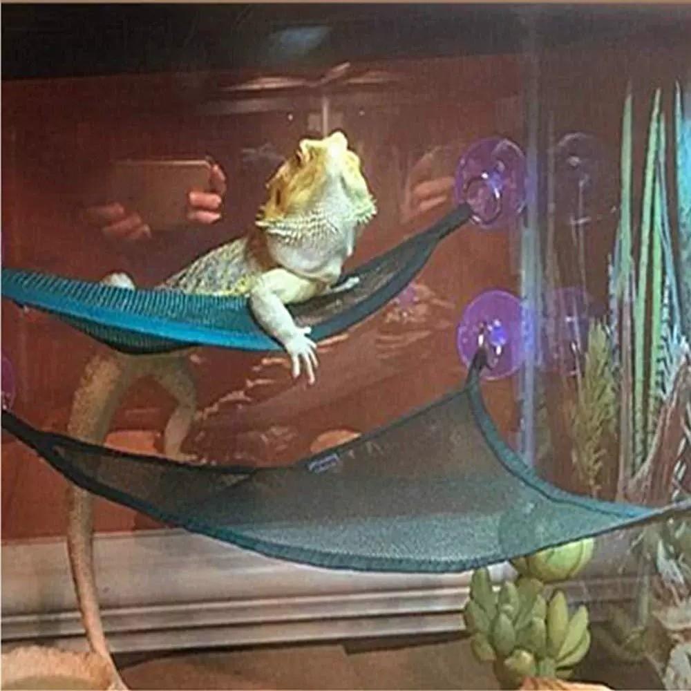 Stability Rings Swing Perch with Rope Snake Enrichment Toys Terrarium Decor Reptile Hammock  Snakes