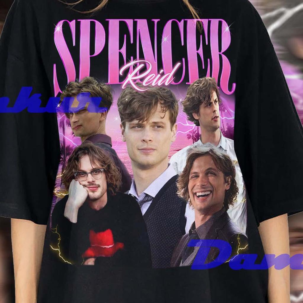 Spencer Reid Shirt, Spencer Reid Tshirt, Spencer Reid Fan Tees, Spencer Reid Merch Gift, Spencer Reid Retro Tee, Spencer Reid T-shirt
