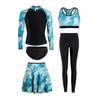Fruitry Women S Shape Cover Swimwear raShguard Set
