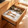 Non-Slip Daisy Print Shelf Liner Roll - Grip Cabinet & Drawer Mat, Easy-Clean for Kitchen,Fridge & Table,Decorative & Functional