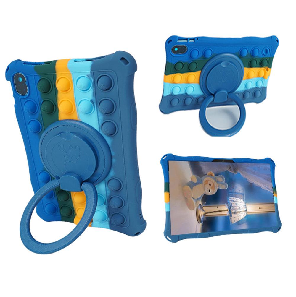 360 Rotate Soft Silicone Kids Safe Case For Honor Pad 8 12inch Full Body Handle Kickstand Tablet Cover With Strap