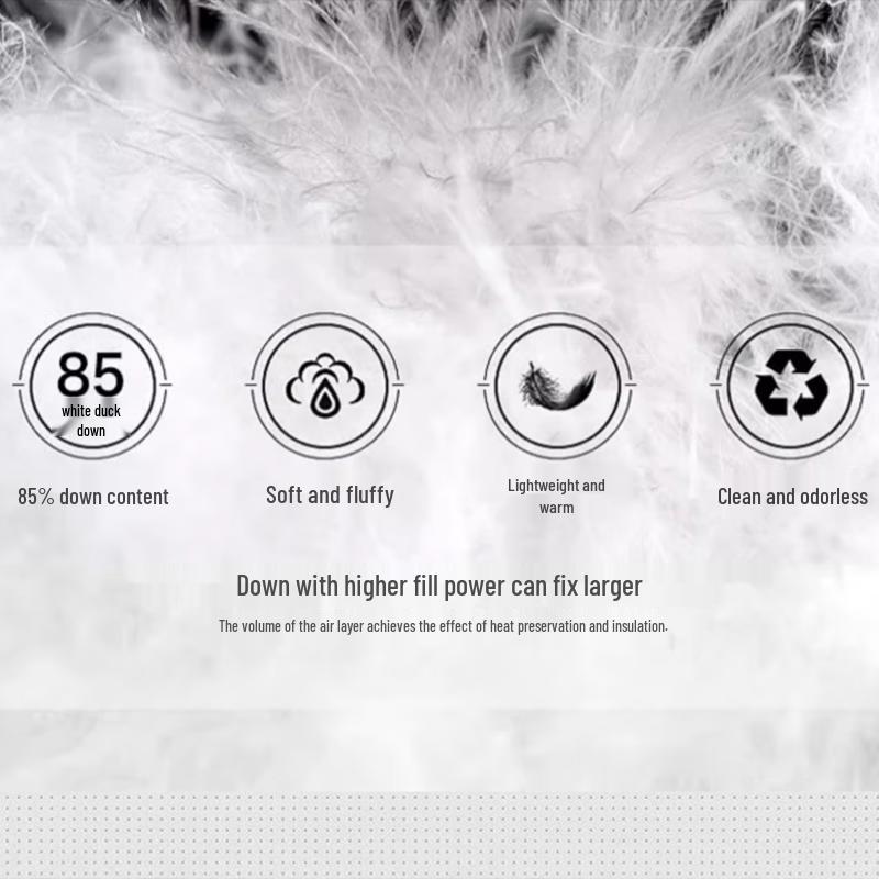 Women's 90% White Duck Down Cargo Pants