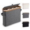 Panier de rangement pour mouchoirs en tissu de bambou pour salle de bain