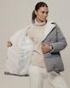 Jacket with Belt HAIZIYUAN 824 M Gray-milk