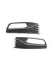Pair Front Bumper Fog Light Cover Grill Grille Fit VW Polo 6R 2014-2017