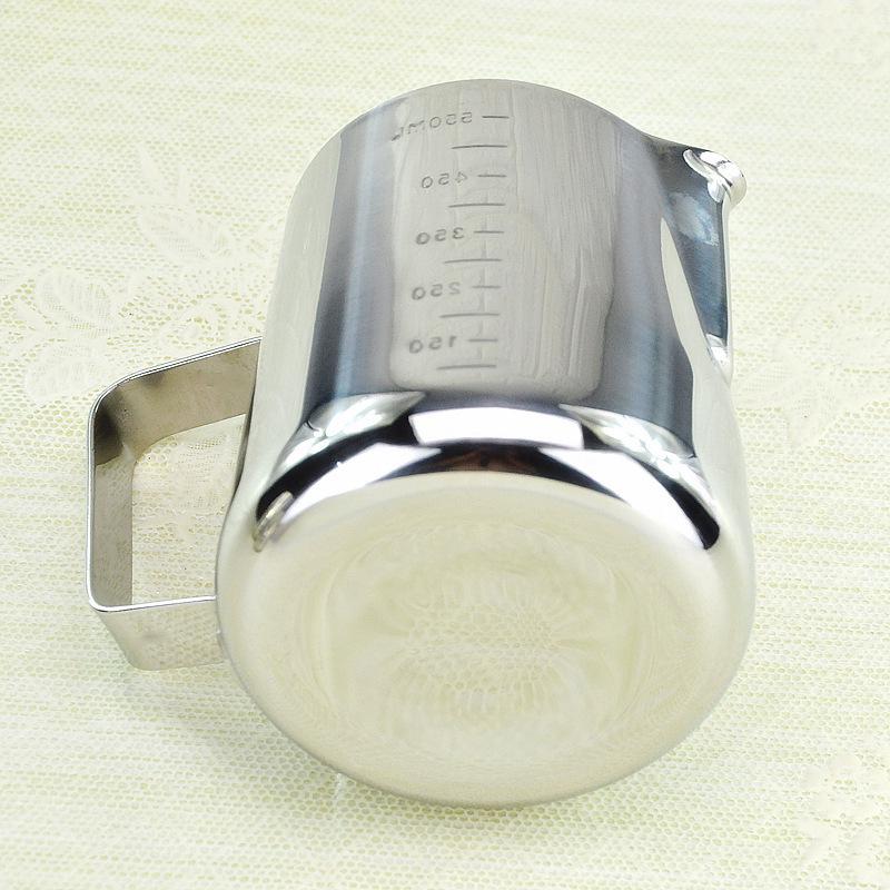 Embossed Stainless Steel Milk Frothing Pitcher: Essential Latte Art Cup and Foam Pot