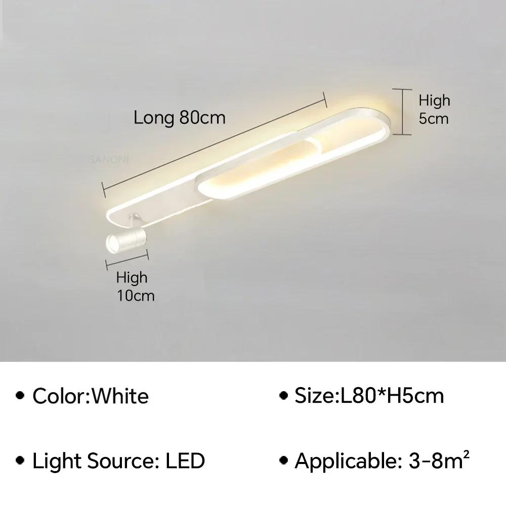 Modern LED Aisle Ceiling Lamp Chandelier With Spotlight For Living Dining Room Bedroom Home Decor Indoor Lighting Fixture Luster