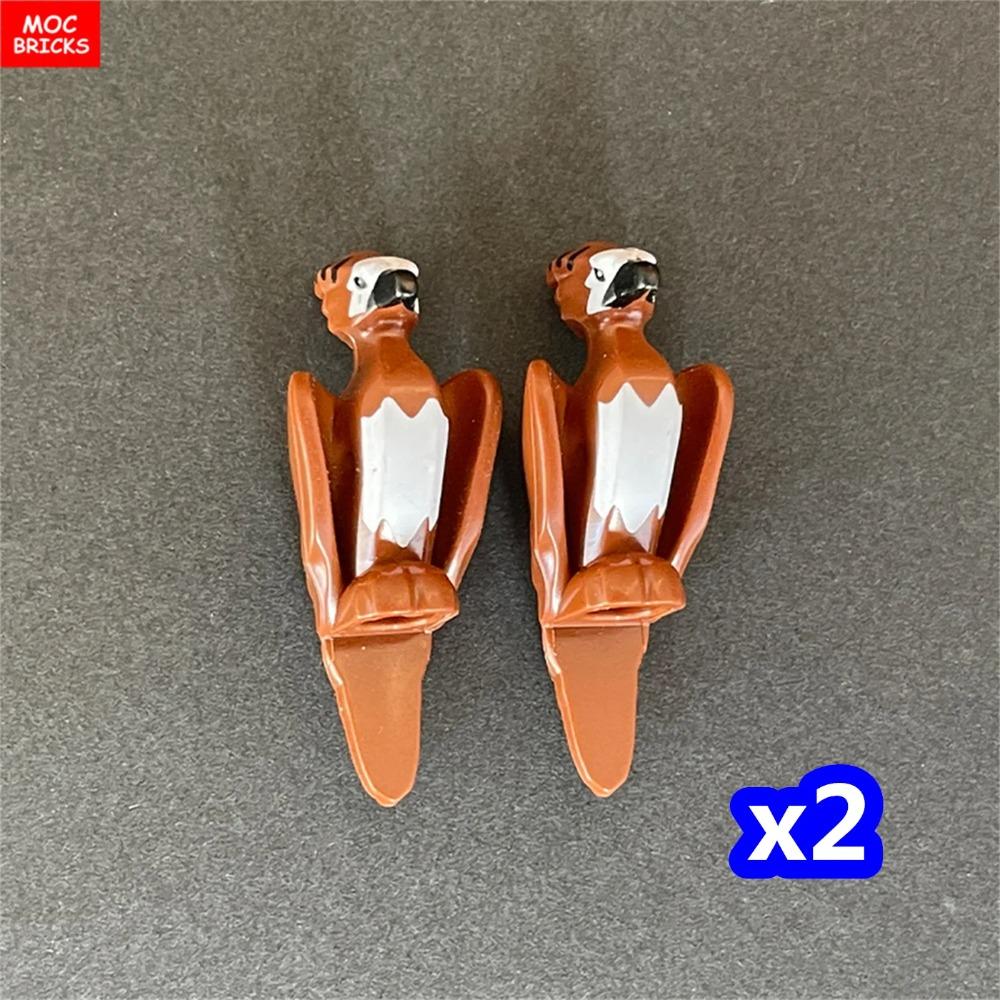 Cărămizi MOC Subarboret Junglă Animal de Pădure Maimuță Capră Girafă Pasăre Bufniță de Noapte Accesorii Blocuri de Construcție Jucării Cadouri