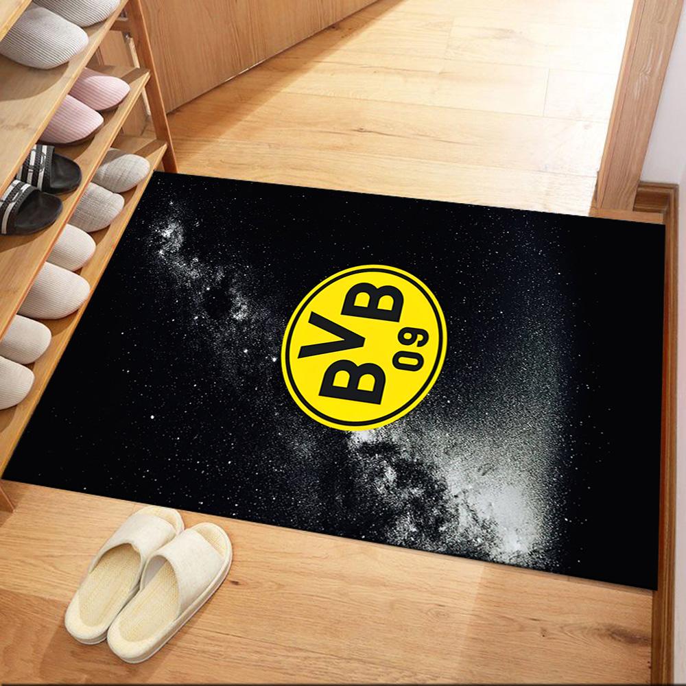 Borussia Dortmund Fußbodenmatte Design Für Esszimmer Außen Arbeitszimmer Küche Rutschfester Teppich Büro Heimdekoration Hochzeitsfeier Geschenk