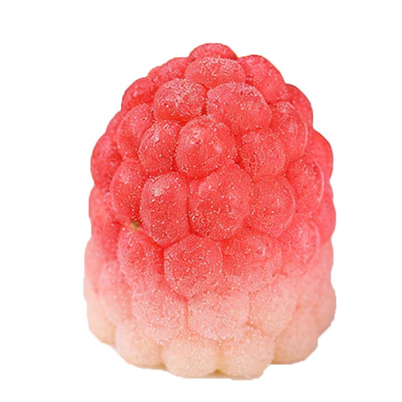 Stampo per Gelato alla Frutta Sicuro per Alimenti Design 3D Fragola Mango Pesca Rilascio Facile Stampo per Torta, Cioccolato, Gelatina, Sapone Fai da Te
