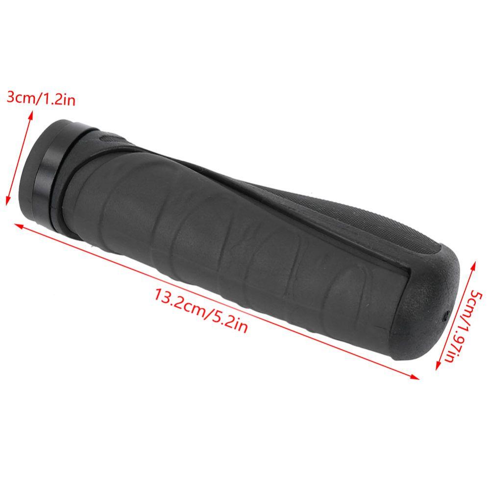 1 Pair Rubber Handlebar Grips Bike Handlebar Grips Sleeves  for MTB, Road, Hybrid and E-Bikes