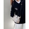 IELGY Female Bag Vegetable Basket Portable Plaid All-Match One-Shoulder Cross-Body Bag