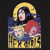 Hex Girls Unisex Adult Floating Heads With Yellow Moon T-Shirt