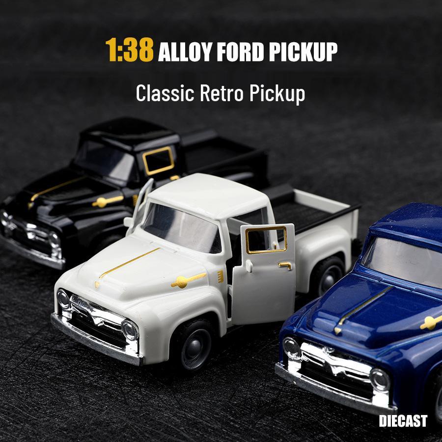 Vintage Red Retro Alloy Pickup Truck Model Toy by Miyanishi Tatsuya