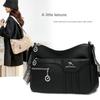 Lightweight Large Capacity Faux Leather Multipurpose Storage Bag for Daily Use