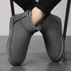 Klassische gelbe Schneestiefel Herren Winter Kurze Plüsch Stiefeletten für Männer Frauen Wildlederstiefel Outdoor Rutschfeste Plateau Fuzzy Schuhe Herren