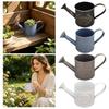 Metal Rustic Watering Can with Handle Galvanized Metal Watering Can Vintage Garden Watering Pot for Succulents and Indoor Plants