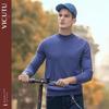 VICUTU Men's Machine Washable Mock Neck Wool Sweater