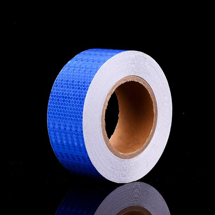 Red Selfadhesive Reflector PVC Tape High Visibility Reflective Warning Tape For Van Car Traffic Sign