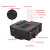 Mini LED Projector YG260 Black Built In Speaker with Multi Function Interface To Computer Phone