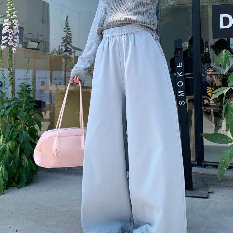 

Women s Ruffle Hem Wide-Leg Casual Pants for Spring/Summer M [Recommended 80-100 lbs]