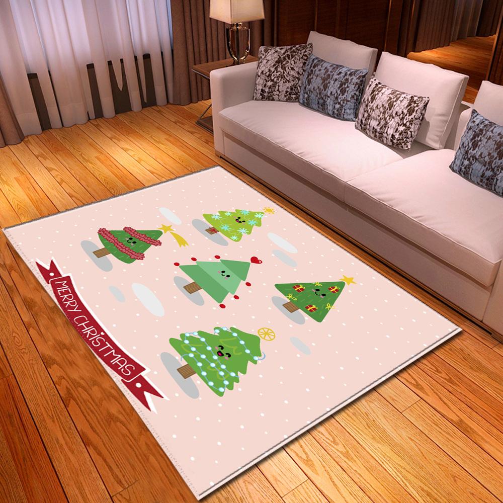 Christmas Living Room Floor Mat Bedroom Dining Room Carpet Carpet Doormat