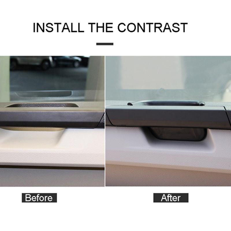 For Volkswagen Transporter (T6) Caravelle 2017 2018   Interior Accessories Front Door Storage Box Organizer Tray 2pcs